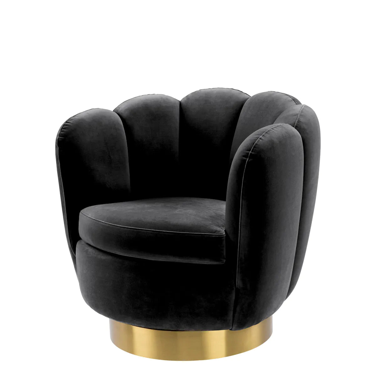 Shell-Shaped Swivel Chair Mirage | Eichholtzmh.com