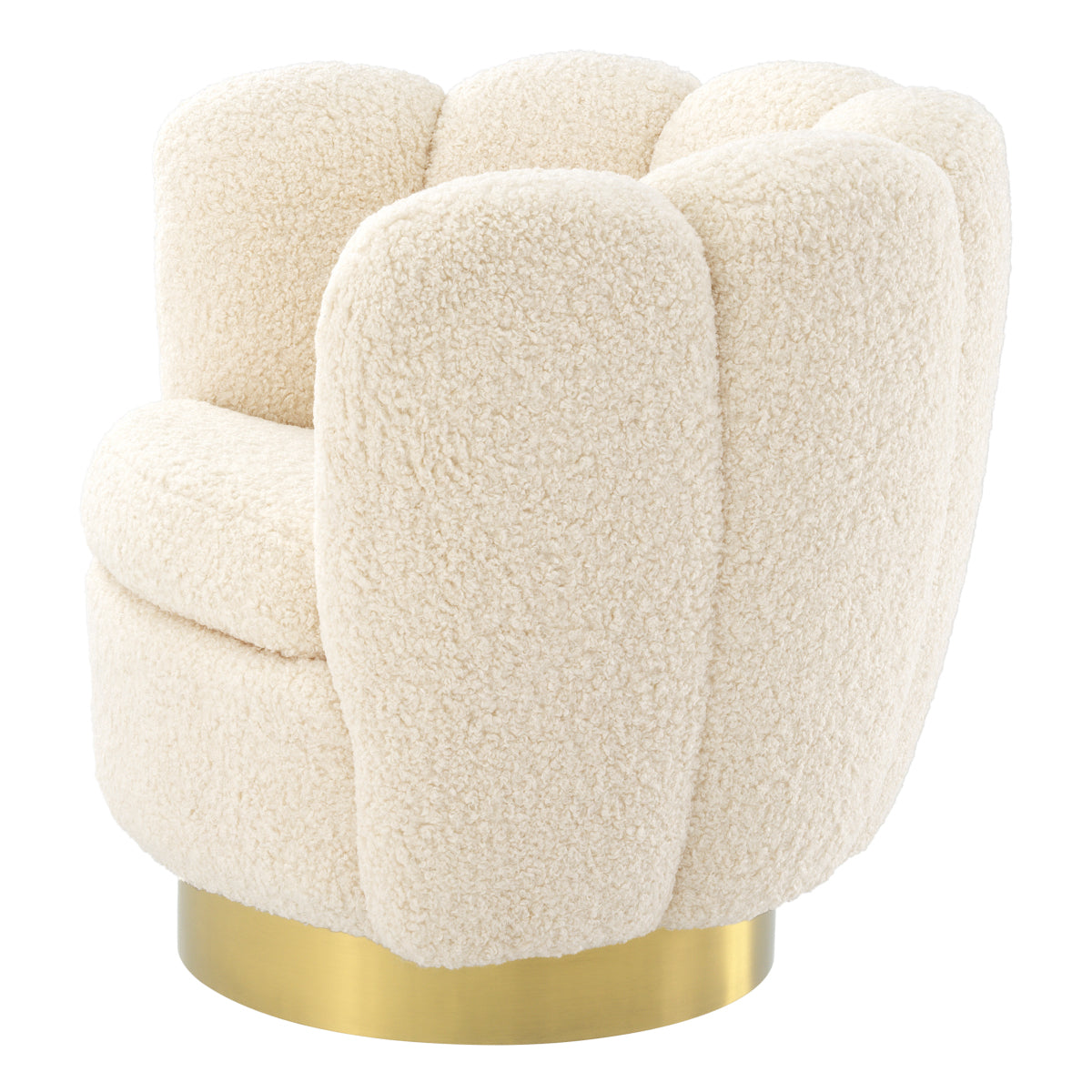 Shell-Shaped Swivel Chair Mirage | Eichholtzmh.com