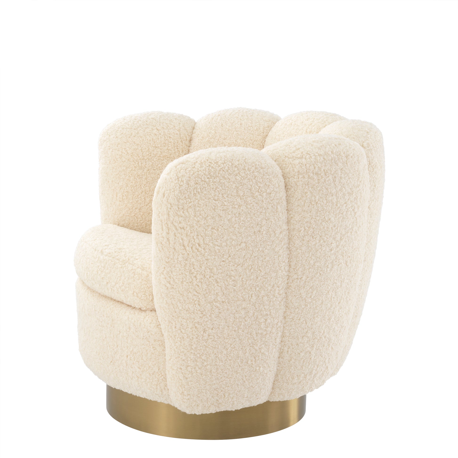 Shell-Shaped Swivel Chair Mirage | Eichholtzmh.com