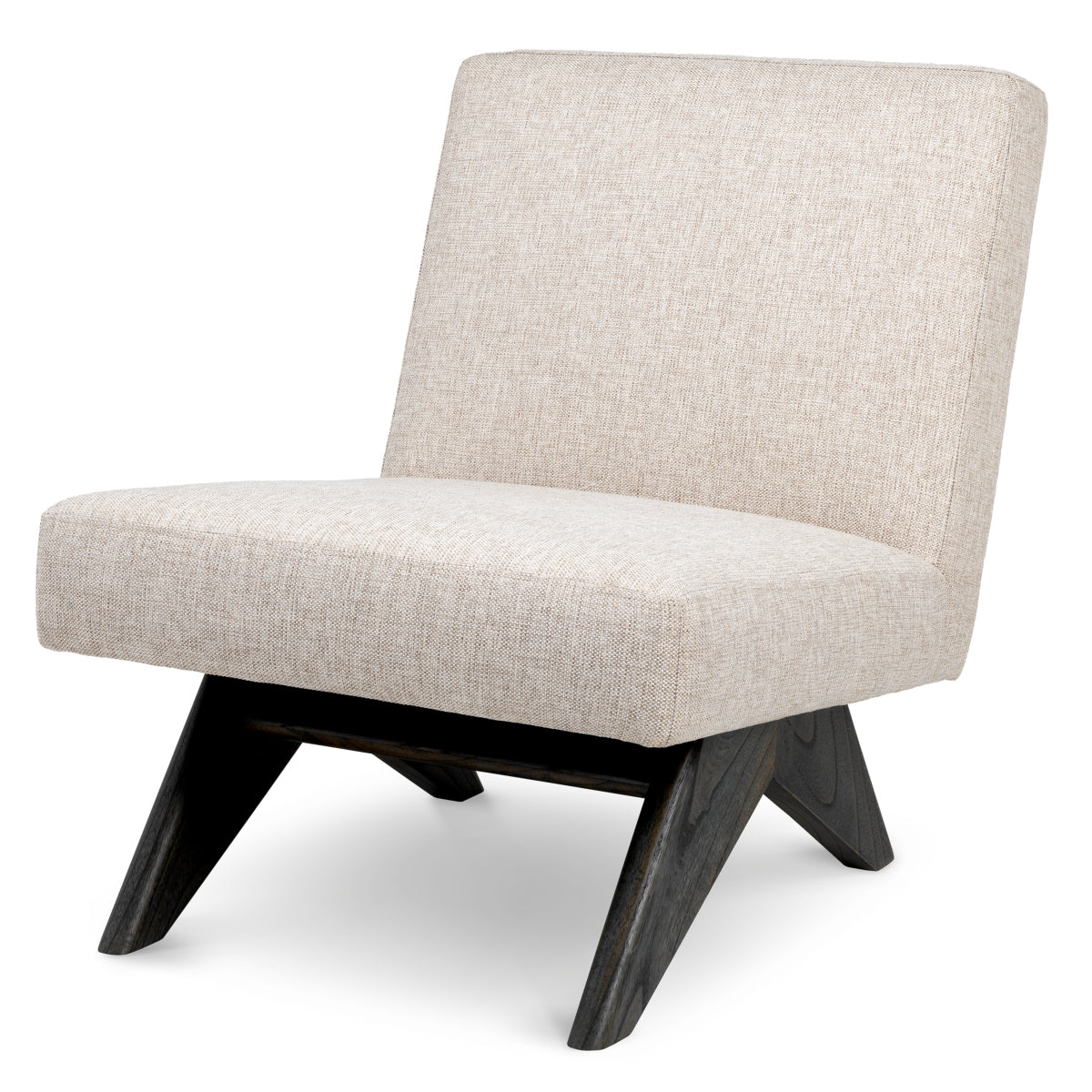 Wood Frame Lounge Chair Erudit Low | Eichholtzmh.com