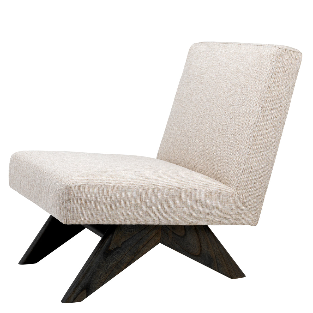 Wood Frame Lounge Chair Erudit Low | Eichholtzmh.com
