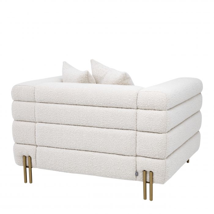 Chair York bouclé cream