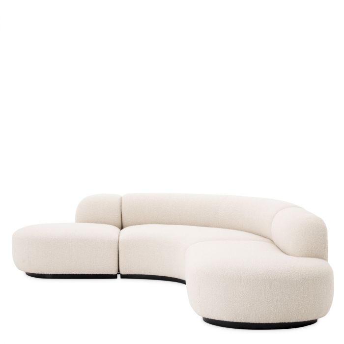 Sofa Björn L bouclé cream