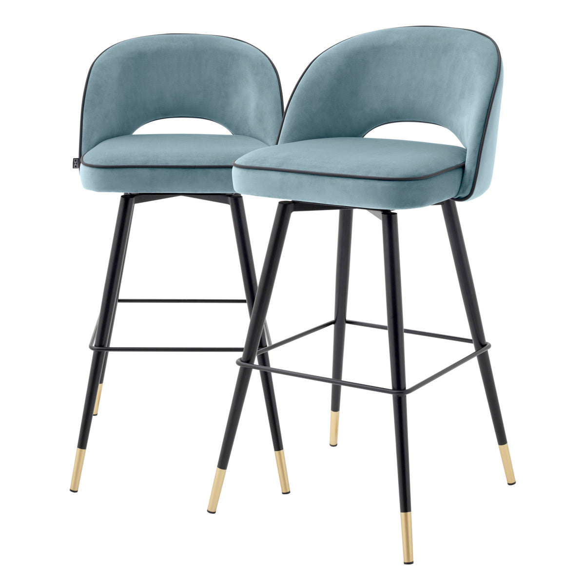 Black-Legged Bar Stools (2) Cliff | Eichholtzmh.com