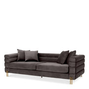 Savona Gray Modern Art Deco Sofa York