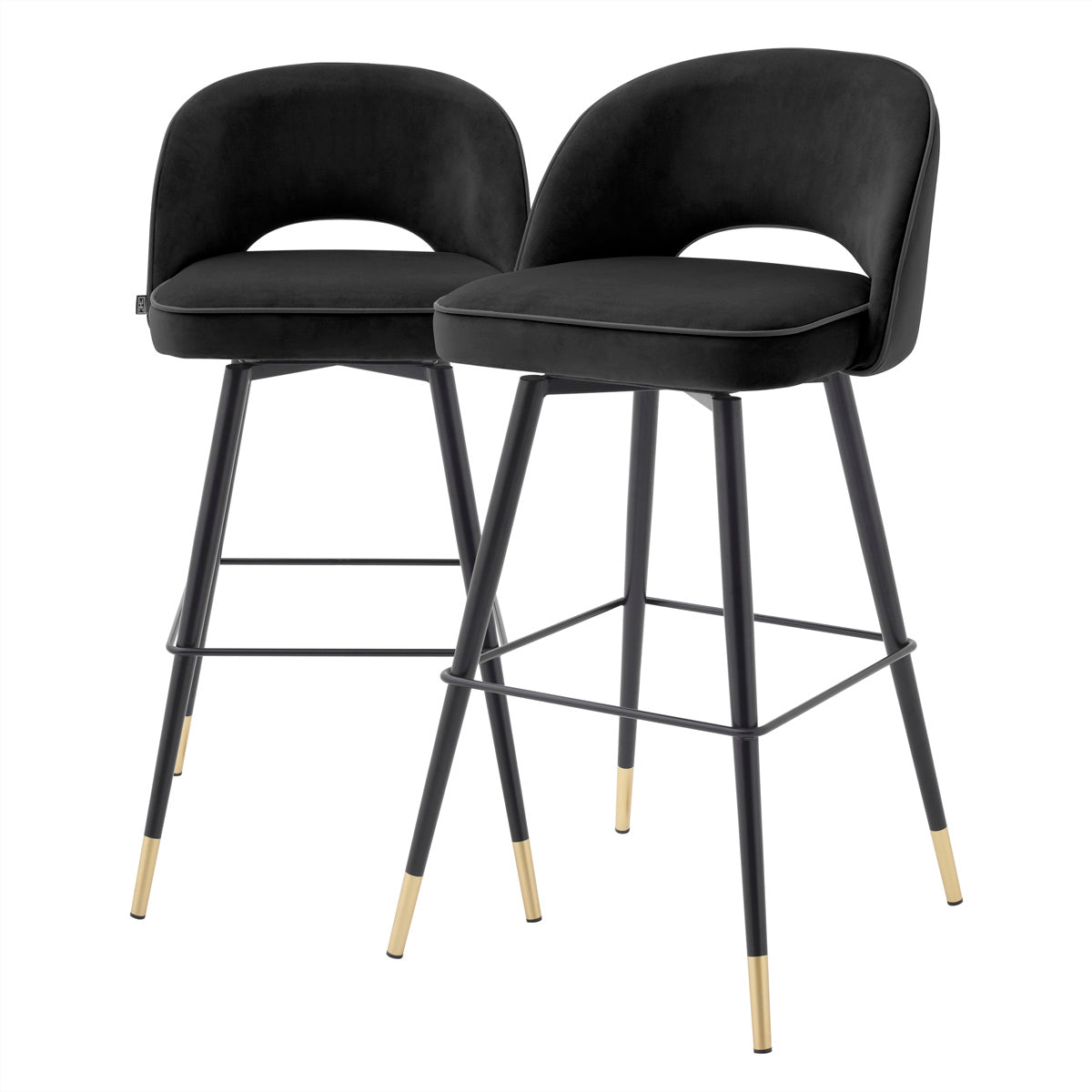 Black-Legged Bar Stools (2) Cliff | Eichholtzmh.com