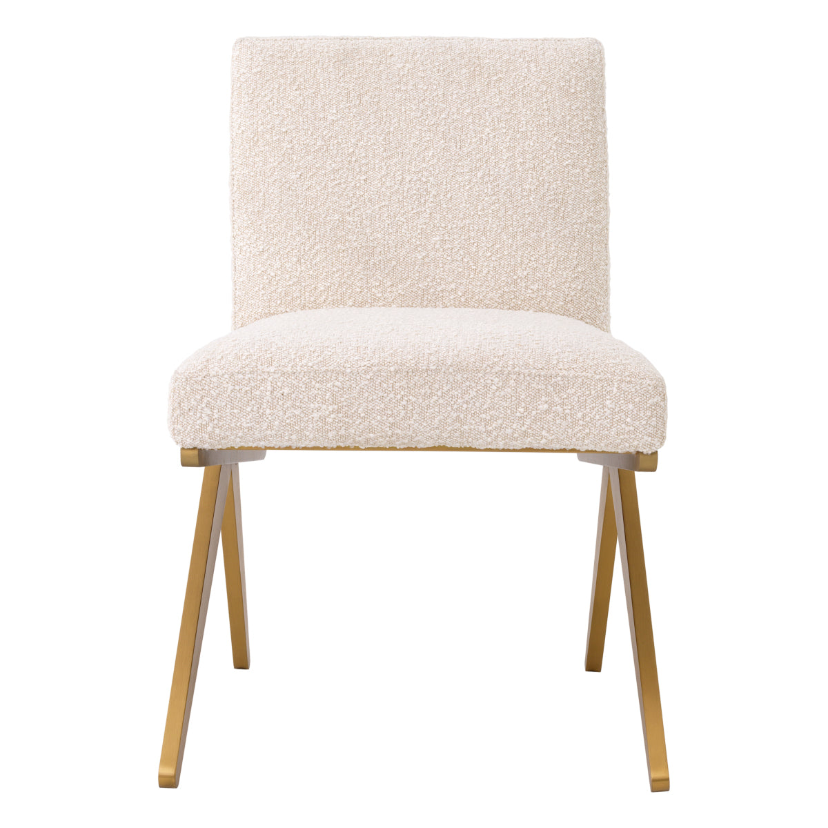 Cream Bouclé Dining Chair Fico | Eichholtzmh.com