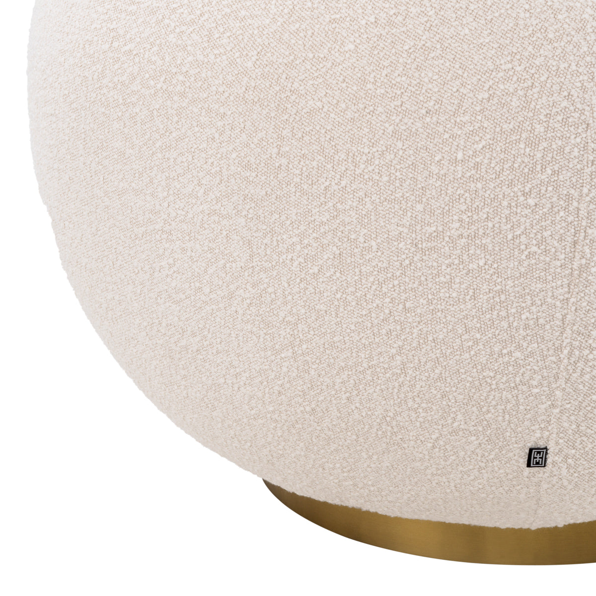 Round Bouclé Swivel Chair Bollinger | Eichholtzmh.com