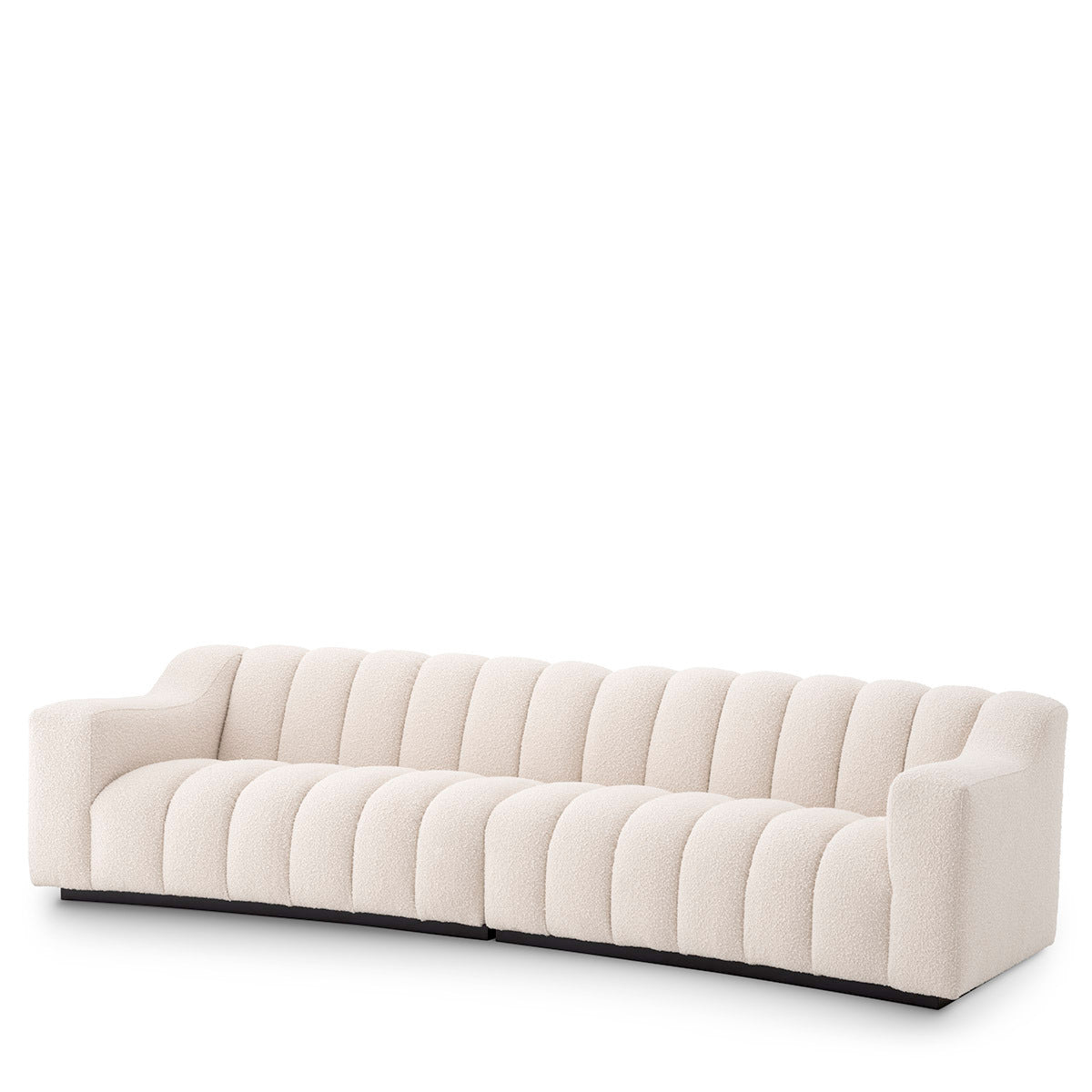 Channeled Boucle Sofa L Kelly | Eichholtzmh.com 