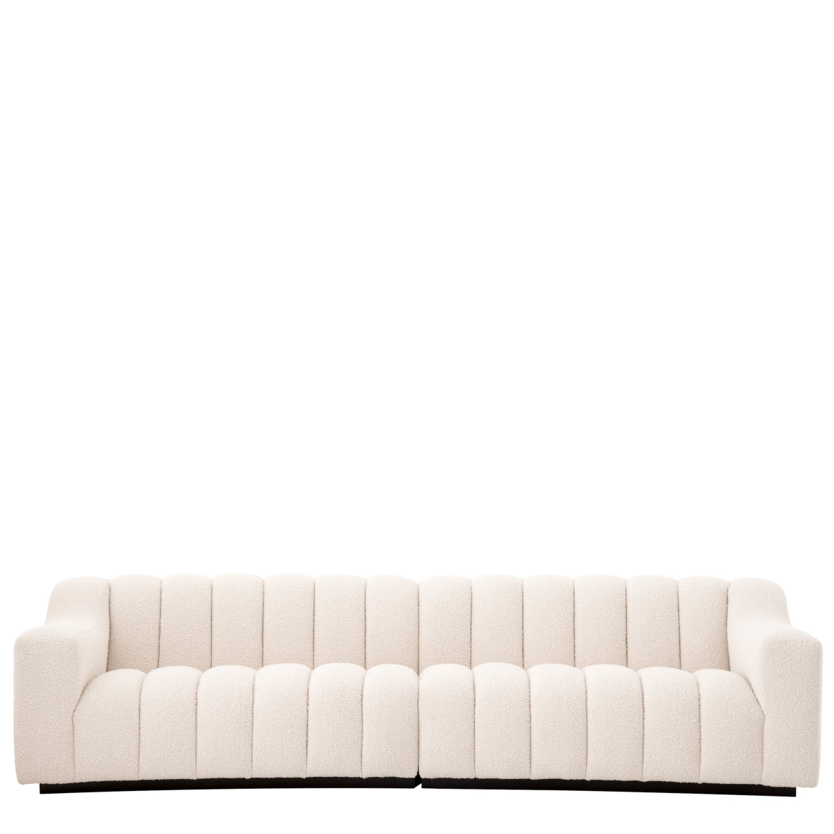 Channeled Boucle Sofa L Kelly | Eichholtzmh.com 