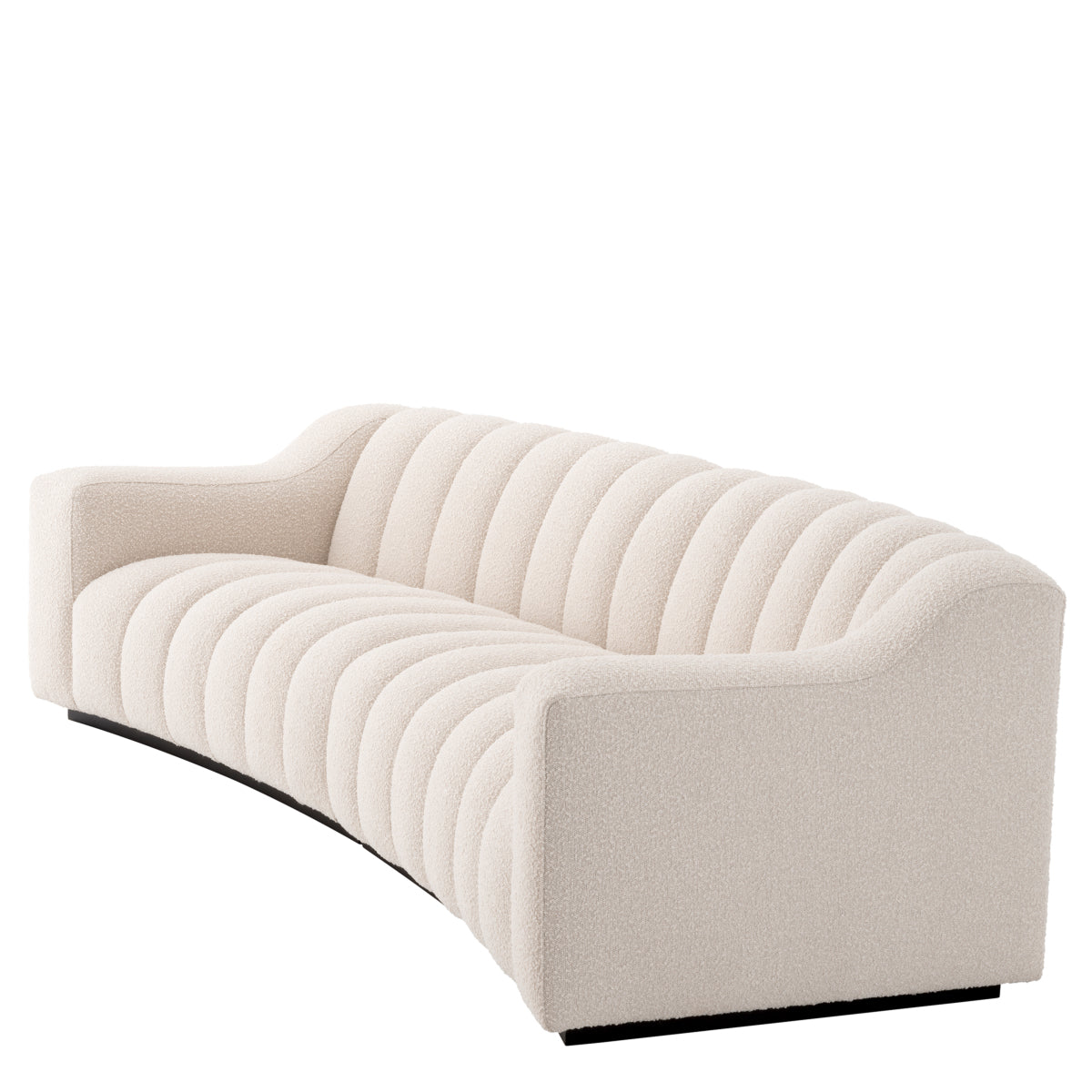 Channeled Boucle Sofa L Kelly | Eichholtzmh.com 