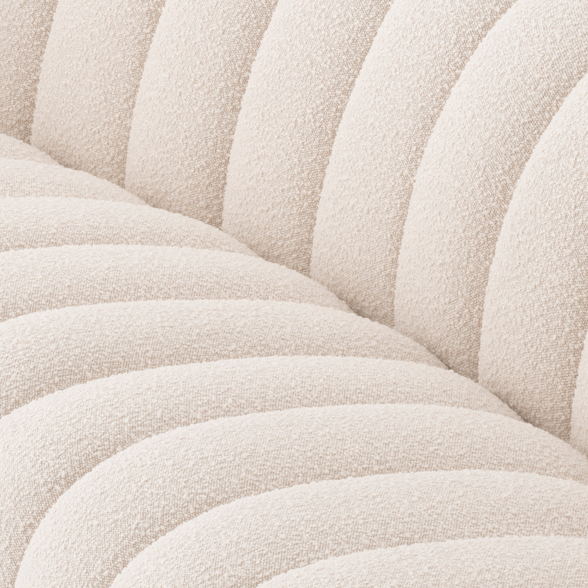 Channeled Boucle Sofa L Kelly | Eichholtzmh.com 