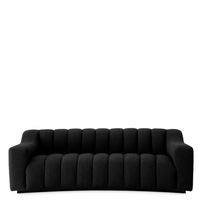 Sofa Kelly S bouclé black