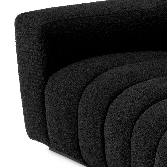 Sofa Kelly S bouclé black
