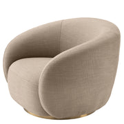 Avalon Sand Swivel Chair Brice | Eichholtzmh.com