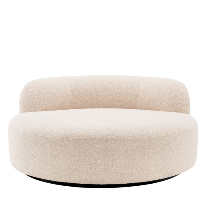 Sofa Björn Round bouclé cream