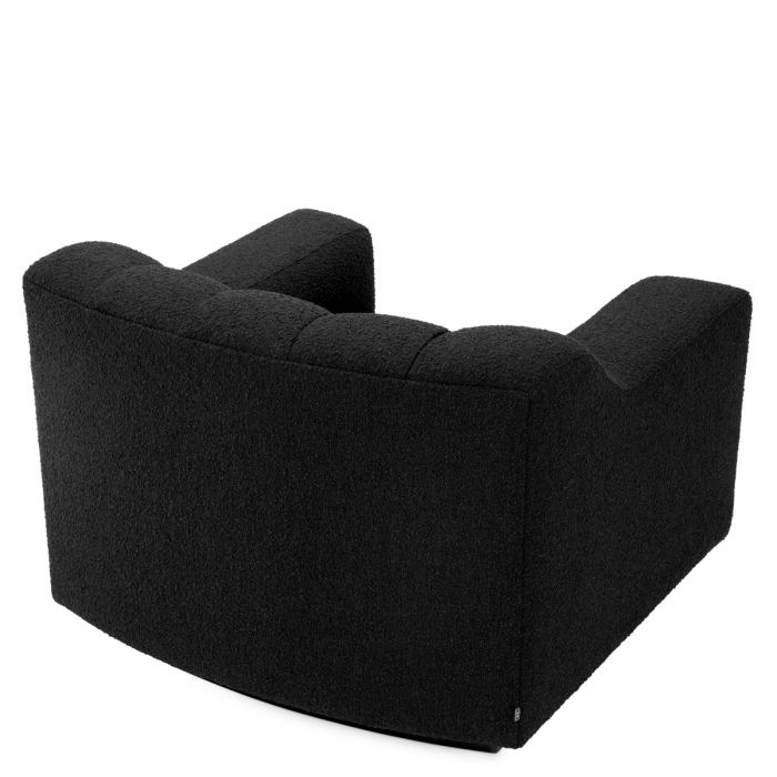 Chair Kelly bouclé black