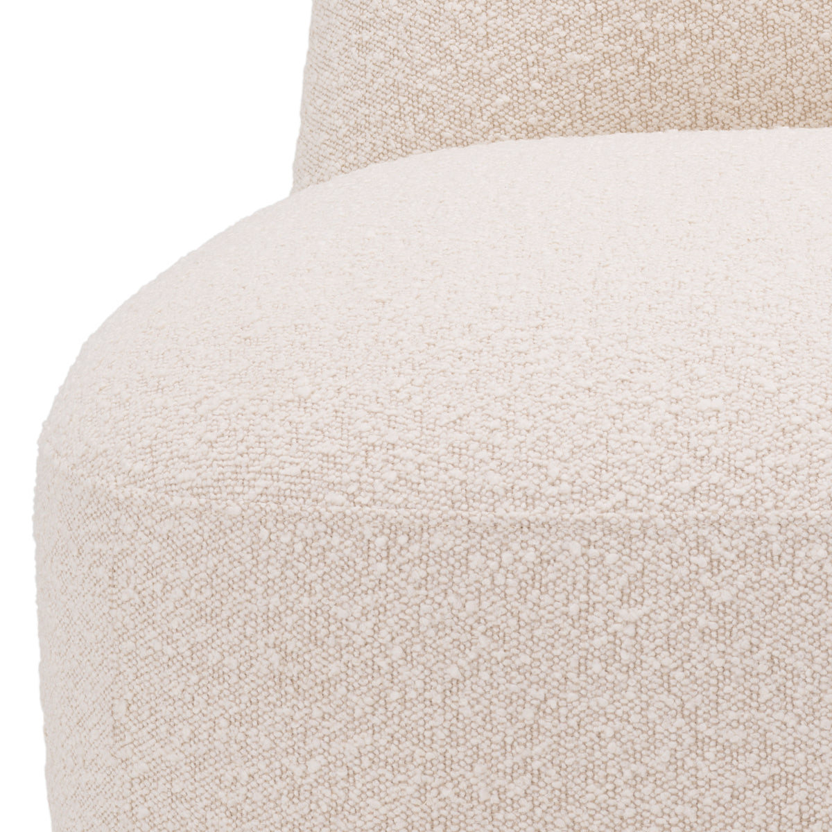 Cream Bouclé Slipper Chair Bjorn | Eichholtzmh.com