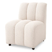 Bouclé Channeled Dining Chair Kelly | Eichholtzmh.com