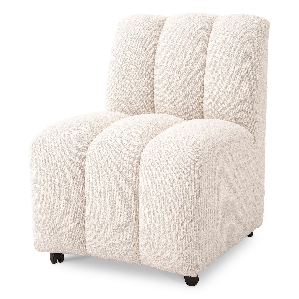 Bouclé Channeled Dining Chair Kelly | Eichholtzmh.com