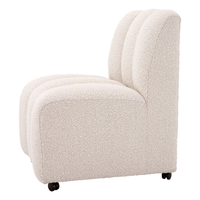 Dining Chair Kelly bouclé cream
