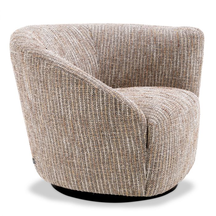 Swivel Chair Colin right mademoiselle beige