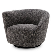 Black Asymmetrical Swivel Chair Colin | Eichholtzmh.com