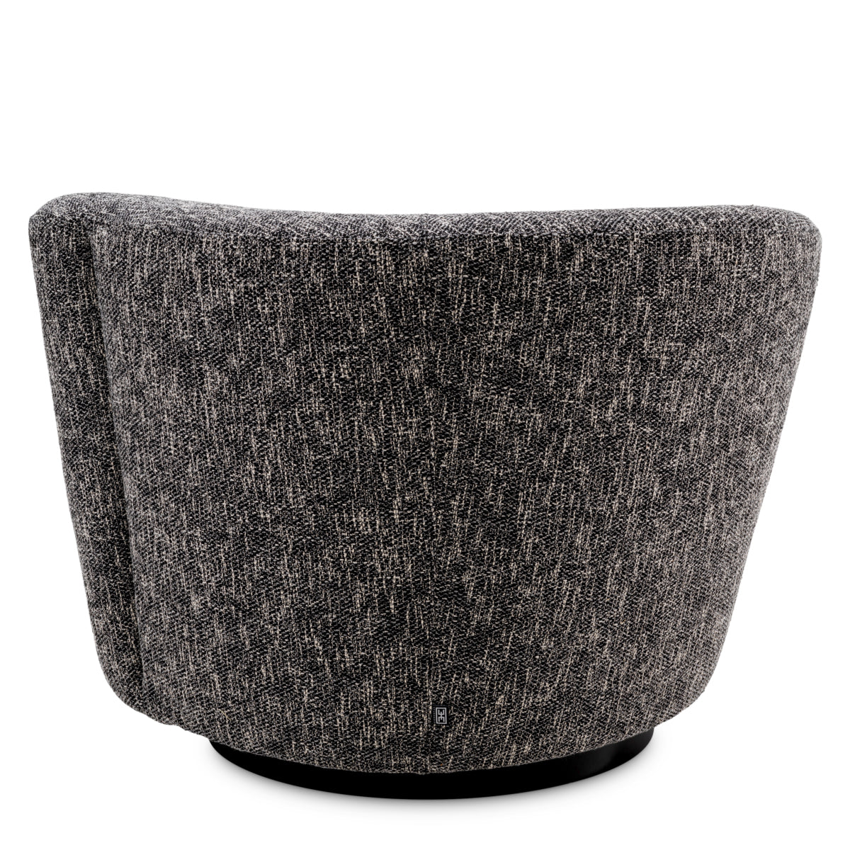 Black Asymmetrical Swivel Chair Colin | Eichholtzmh.com