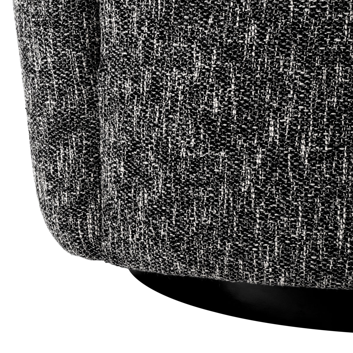 Black Asymmetrical Swivel Chair Colin | Eichholtzmh.com