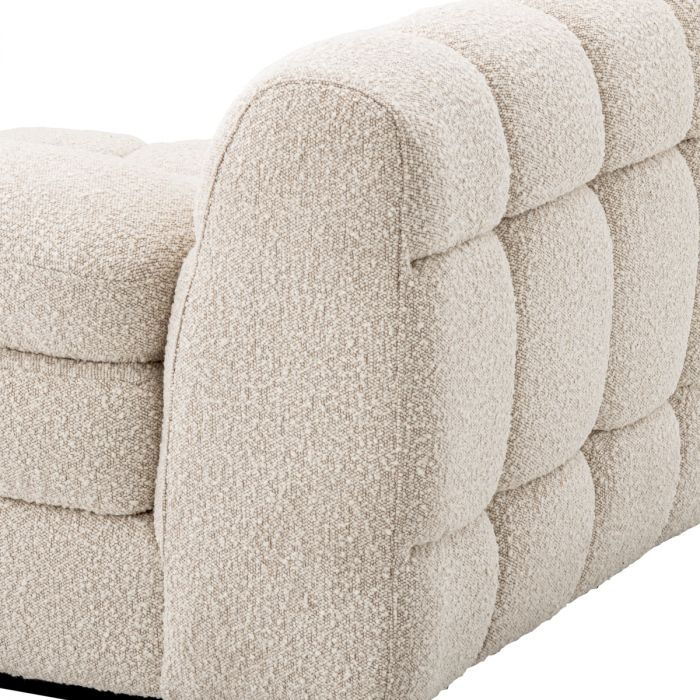 Modular Sofa Dean bouclé cream - Right