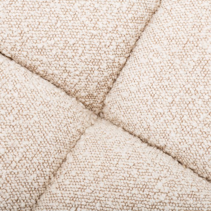 Modular Sofa Dean bouclé cream - Left