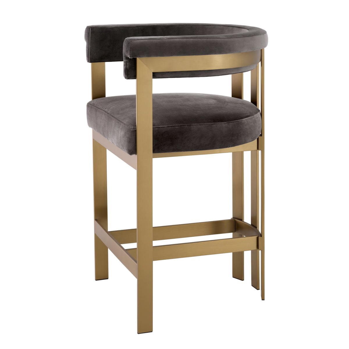 Modern Curved Counter Stool Clubhouse | Eichholtzmh.com