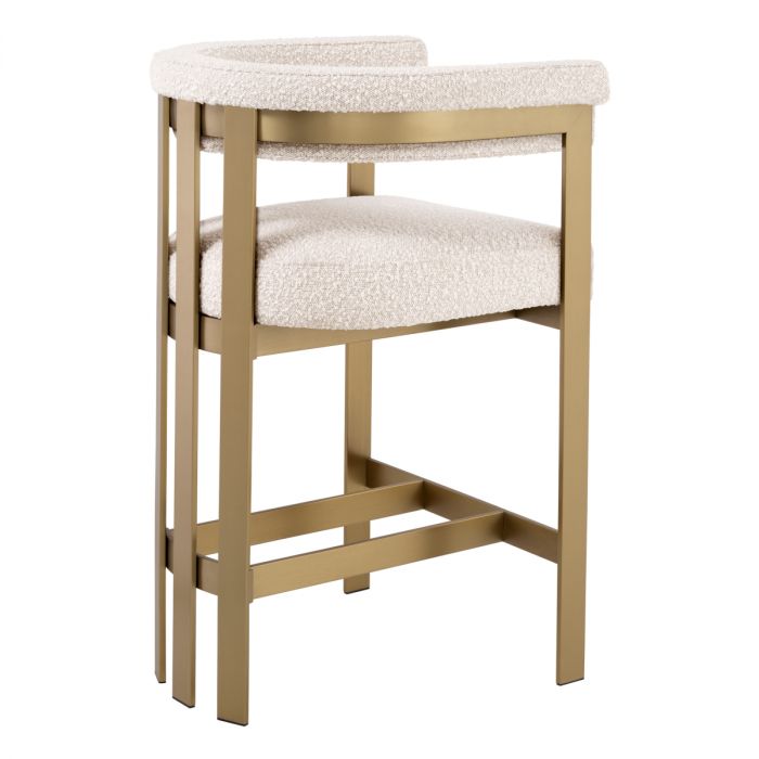 Counter Stool Clubhouse bouclé cream
