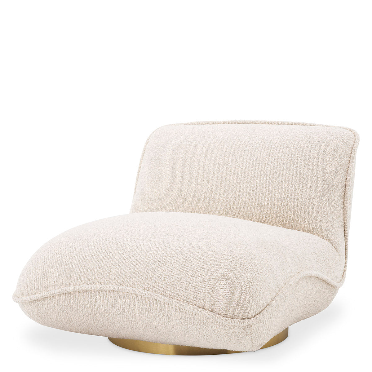Cream Bouclé Swivel Chair Relax | Eichholtzmh.com