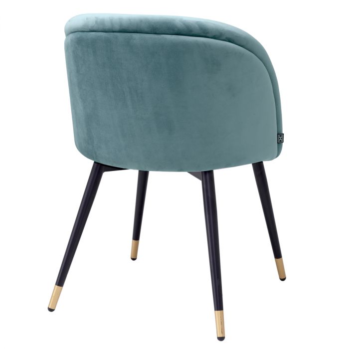 Dining Chair Chloé savona blue velvet set of 2