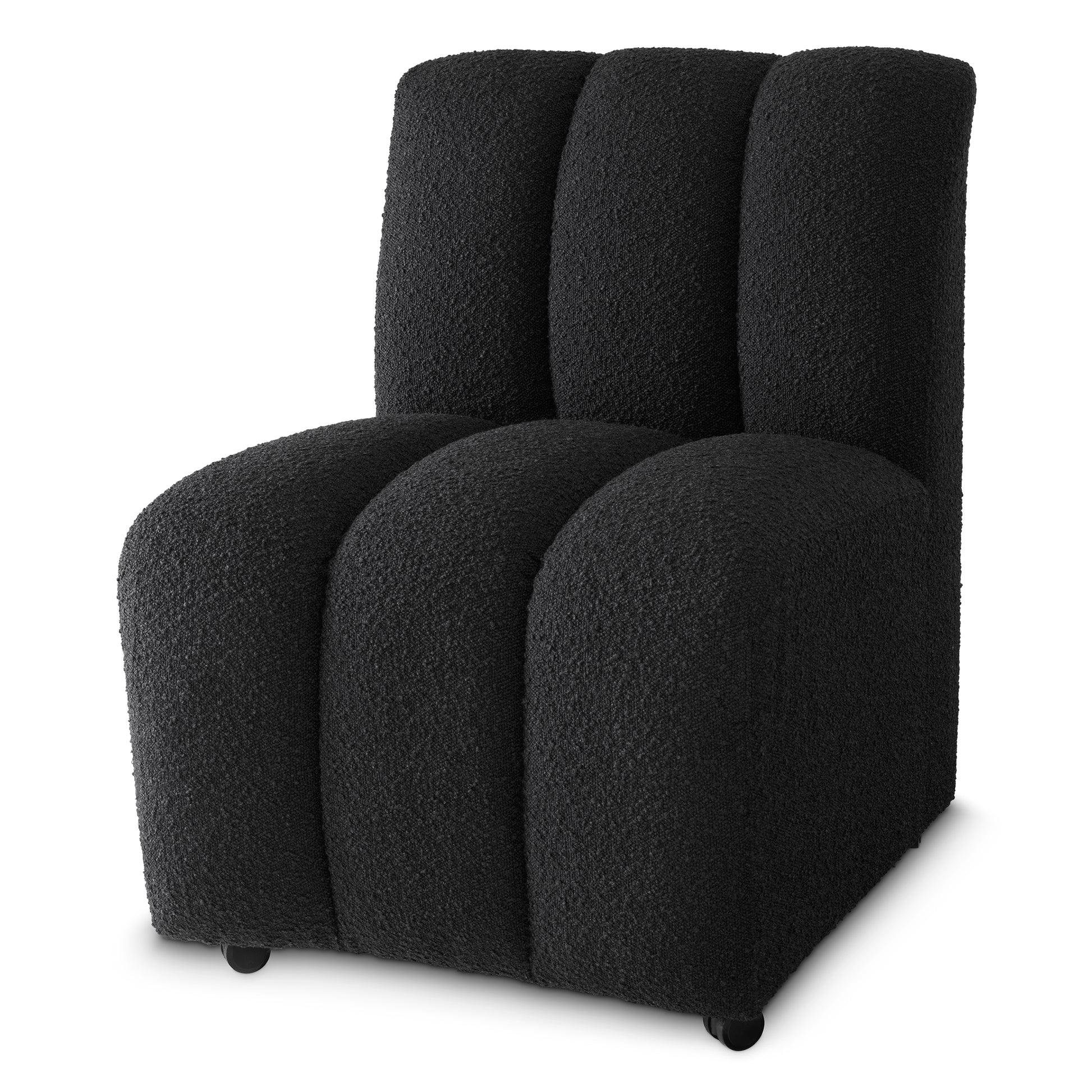 Bouclé Channeled Dining Chair Kelly | Eichholtzmh.com
