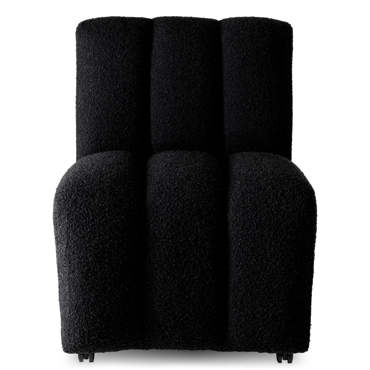 Bouclé Channeled Dining Chair Kelly | Eichholtzmh.com