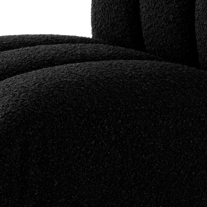 Dining Chair Kelly bouclé black