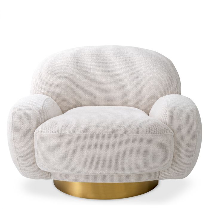 Swivel Chair Udine lyssa off-white