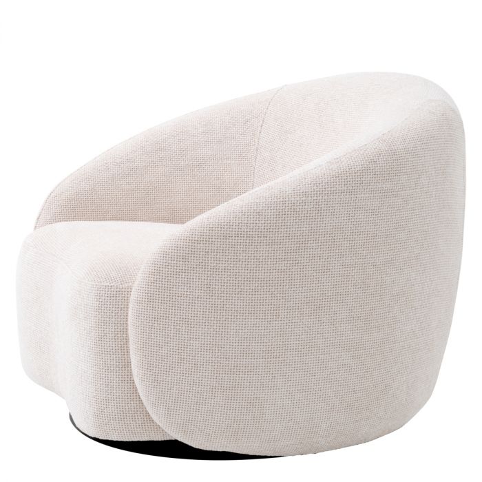 Swivel Chair Amore lyssa off-white