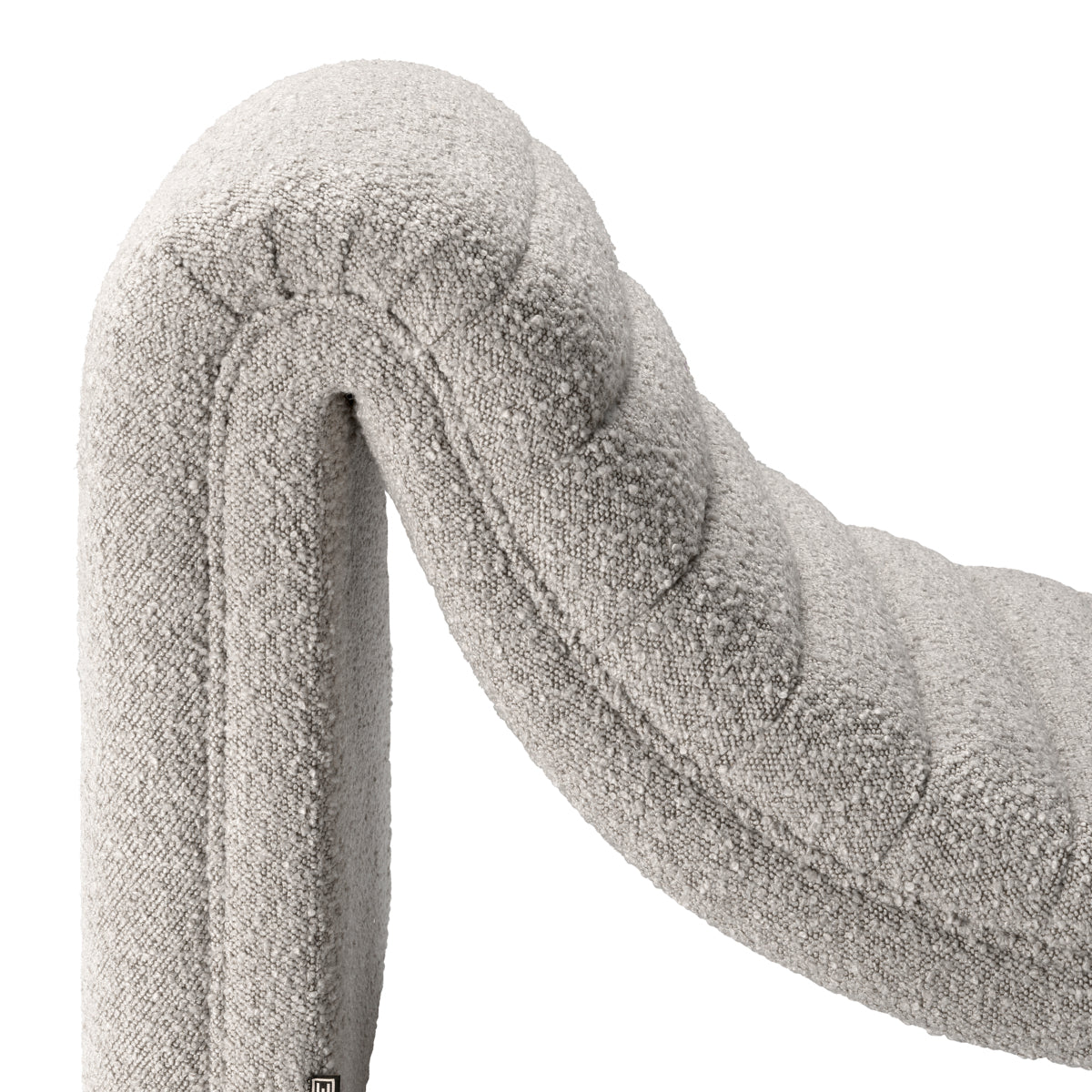 Gray Bouclé Chaise Longue Pioneer | Eichholtzmh.com