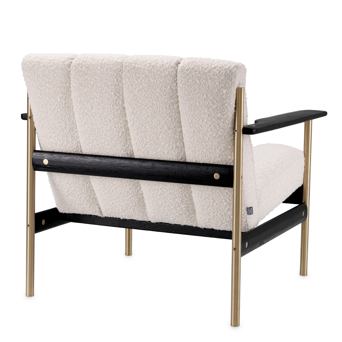 Cream Bouclé Channeled Armchair Elan | Eichholtzmh.com