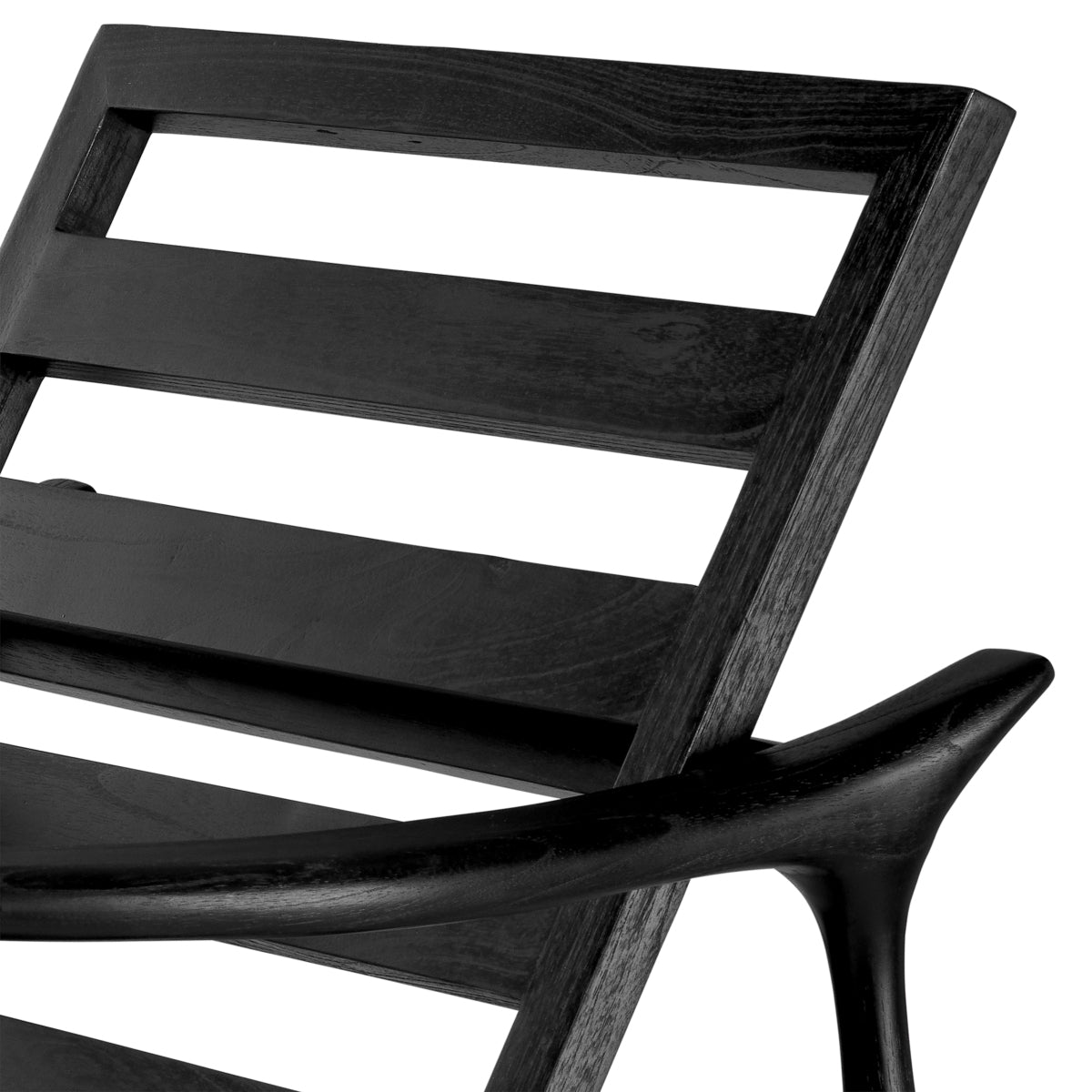 Wood Framed Bouclé Lounge Chair Manzo | Eichholtzmh.com