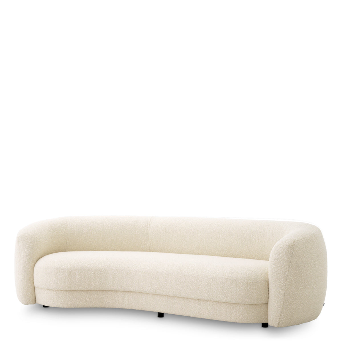 Boucle Curved Sofa Blaine | Eichholtzmh.com 