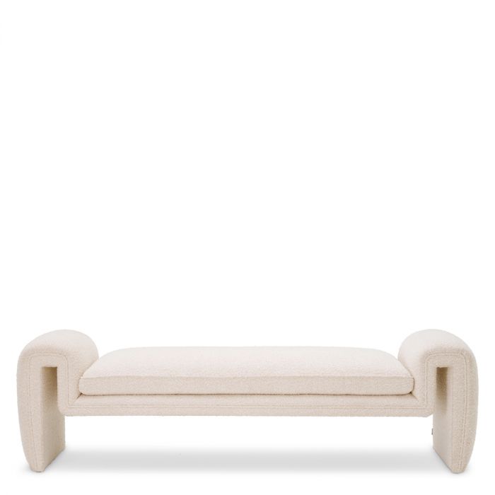 Bench Tondo L bouclé cream