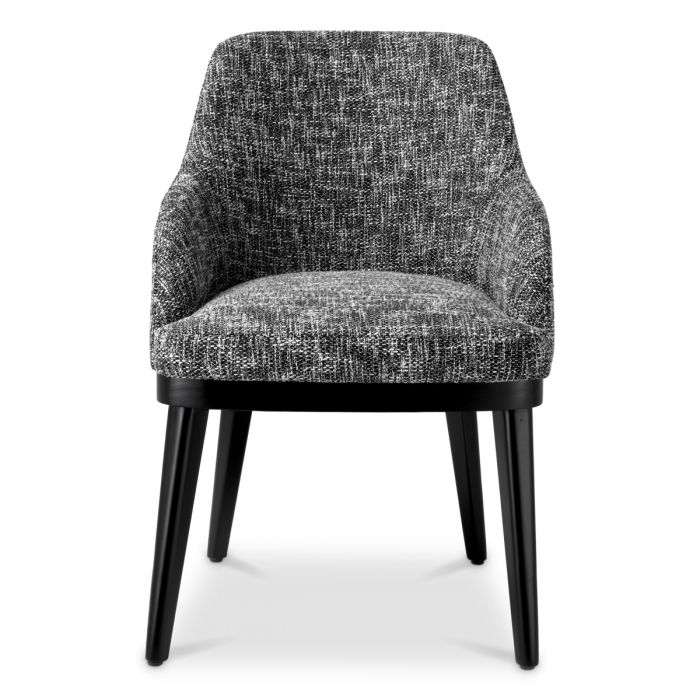 Dining Chair Costa with arm cambon black