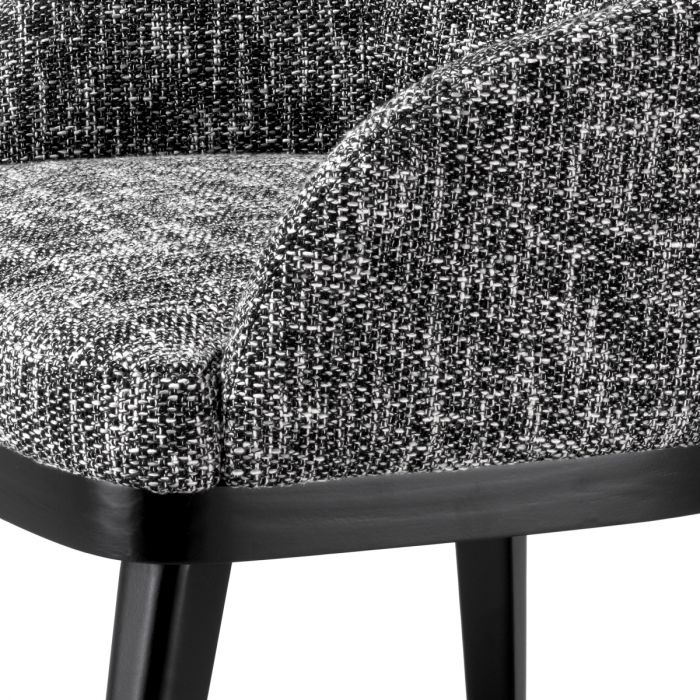 Dining Chair Costa with arm cambon black