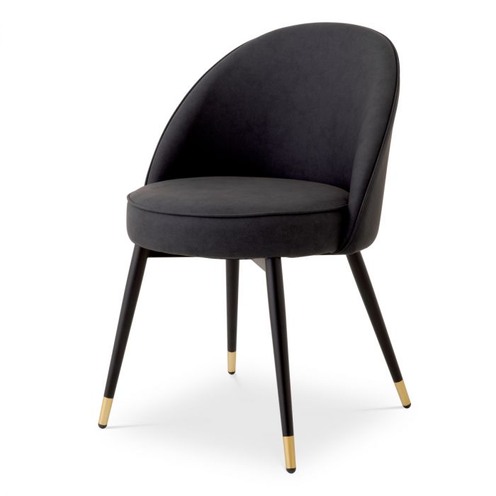 Dining Chair Cooper faux leather grey set of 2