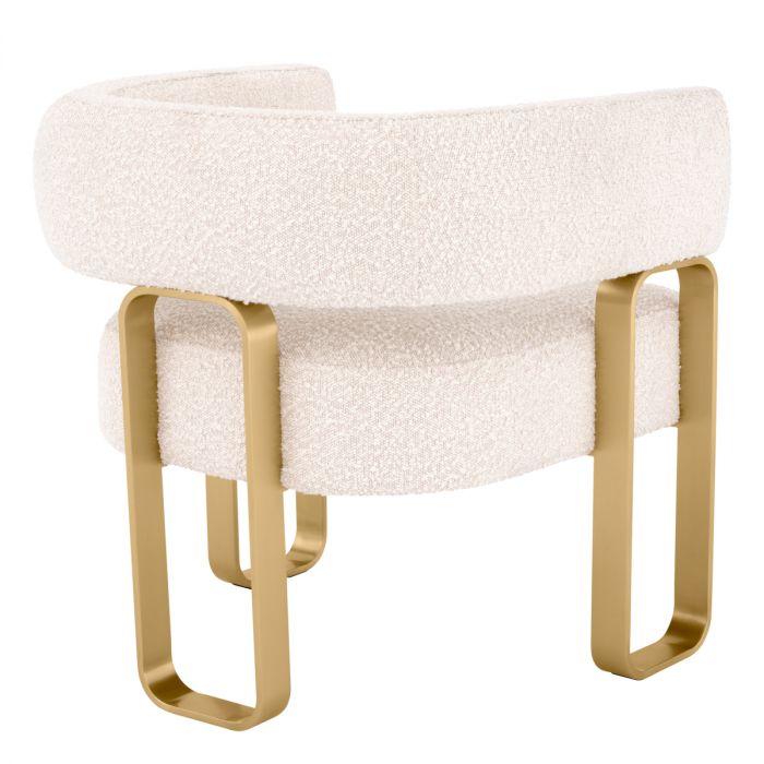 Chair Capricorn bouclé cream