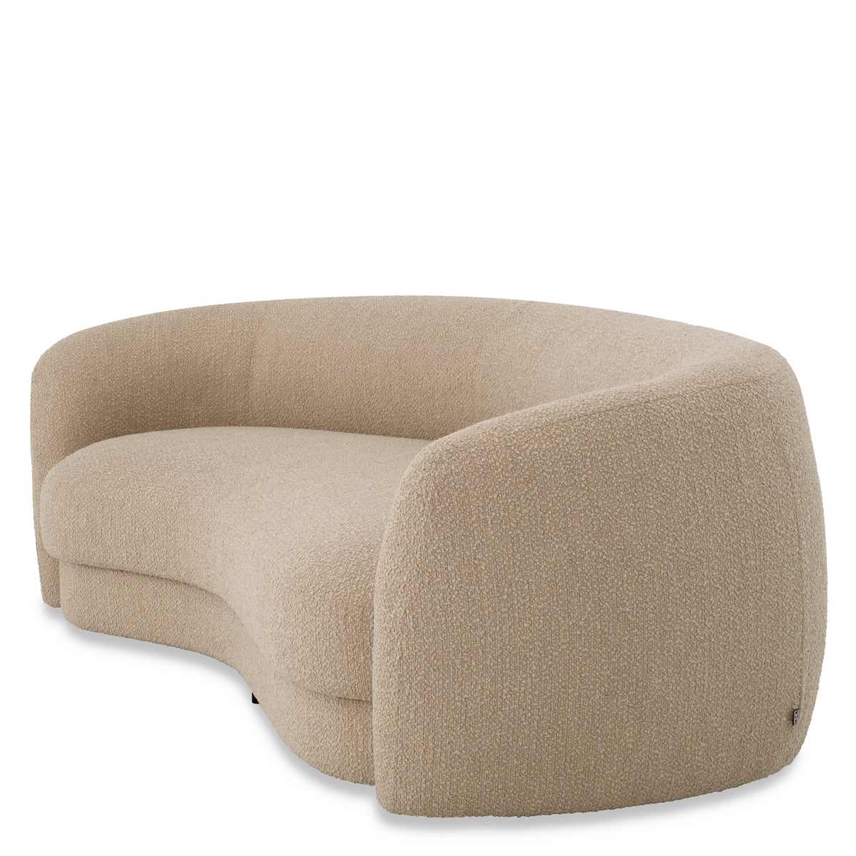 Boucle Curved Sofa Blaine | Eichholtzmh.com 